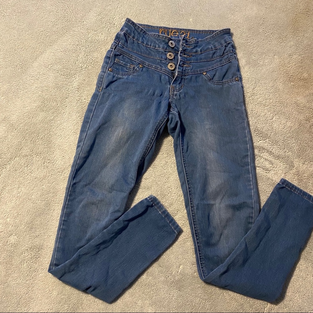 Rue 21 3 Button High Waist Jeggings